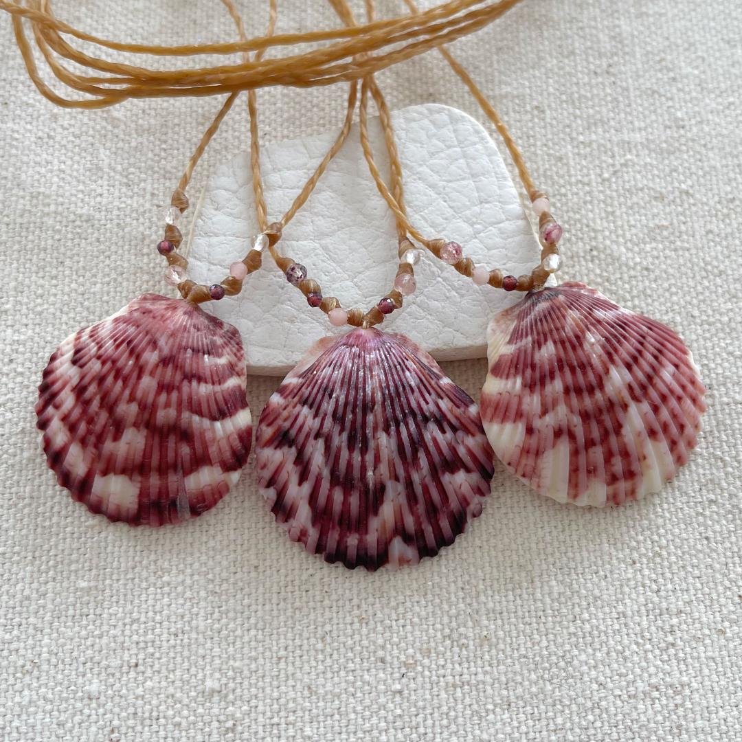 Scallop Seashell Beach Necklaces