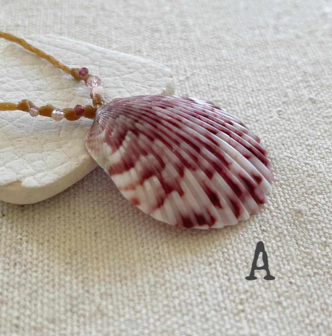 Real Scallop Seashell Beach Necklaces