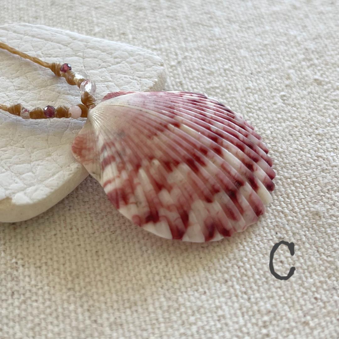 Real Scallop Seashell Beach Necklaces
