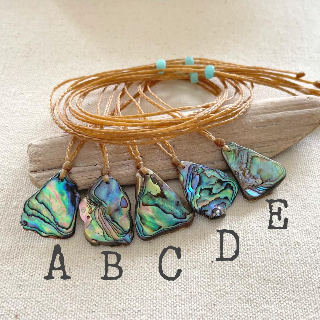 Abalone Shell Beach Necklaces - Adjustable Length