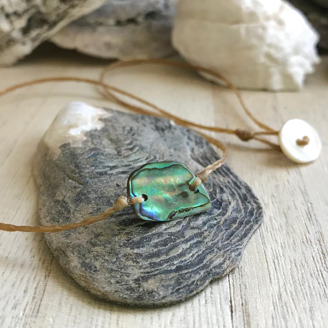 Abalone Shell Beach Choker Necklace