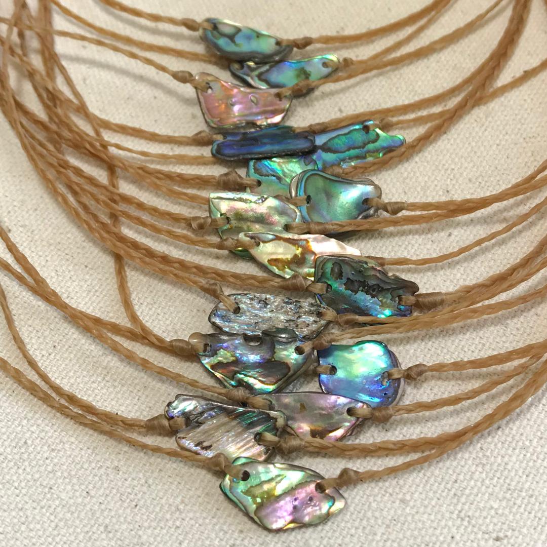 High Quality Charms Abalone Shell Necklace Natural Gem Stone Rose Pink  Quartz Pendant Ethnic Chic Necklaces for Women Jewelry