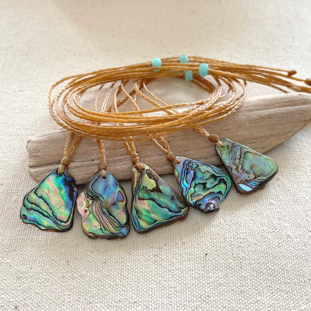 Abalone Shell Beach Necklaces - Adjustable Length