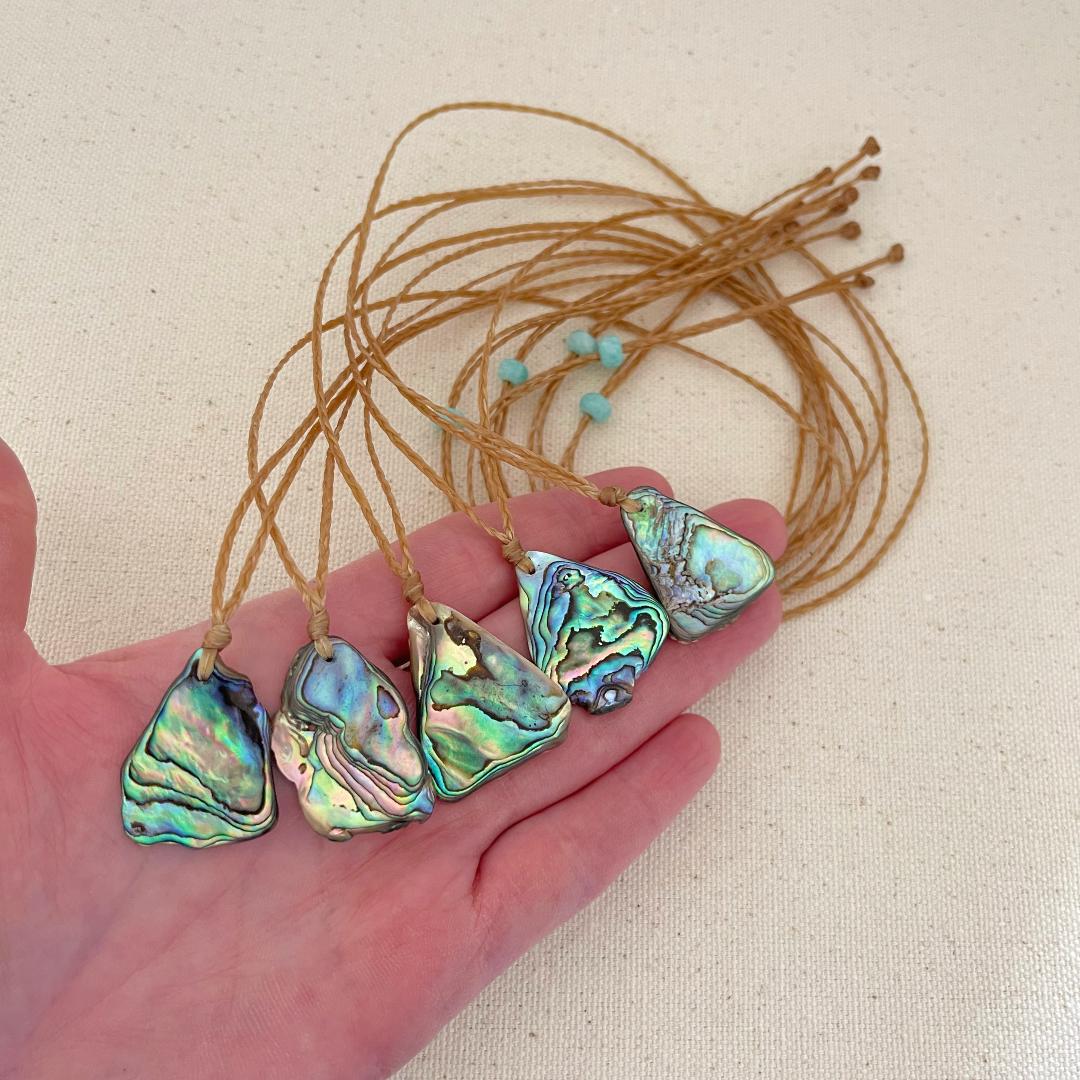 Abalone Shell Beach Necklaces - Adjustable Length