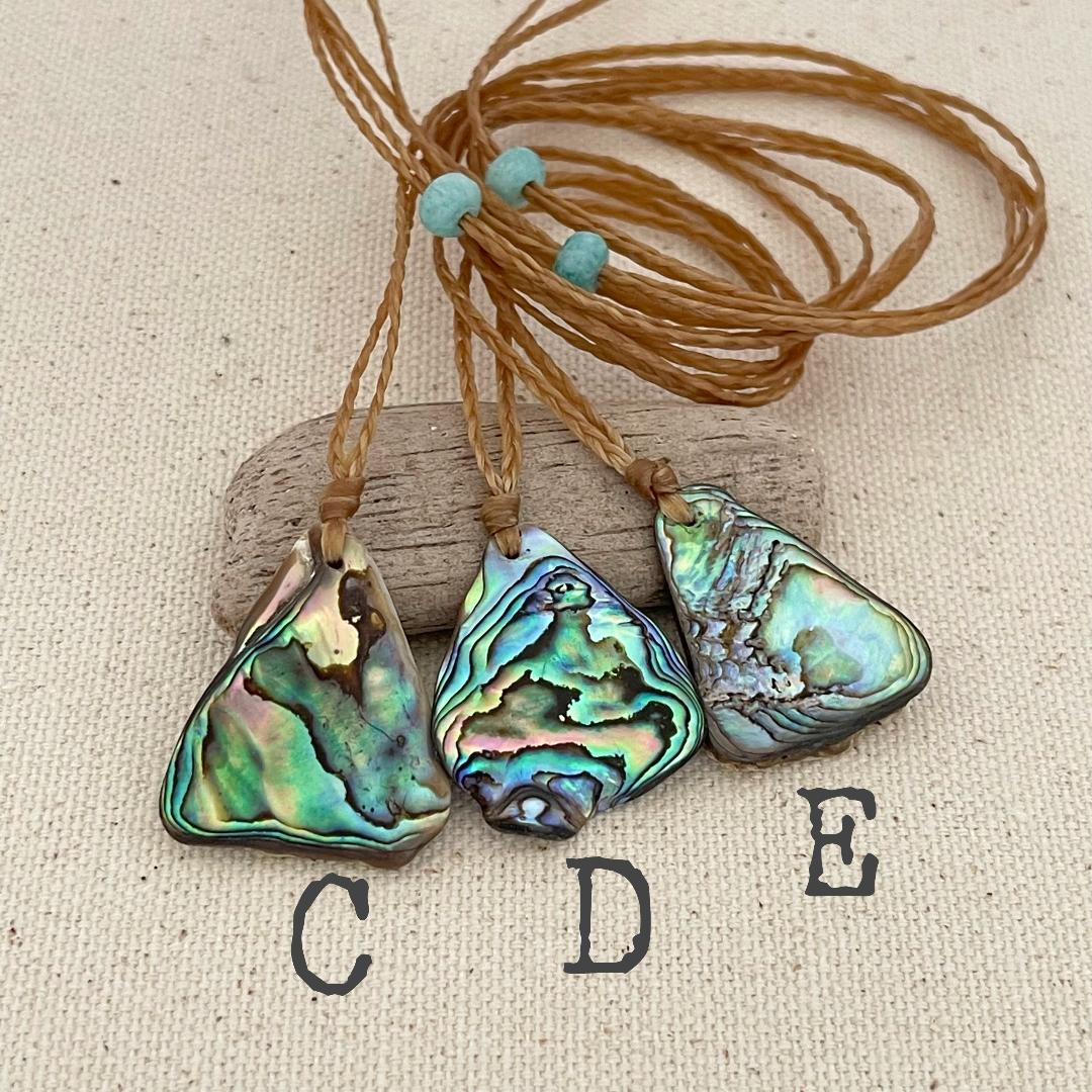 Abalone Shell Beach Necklaces - Adjustable Length