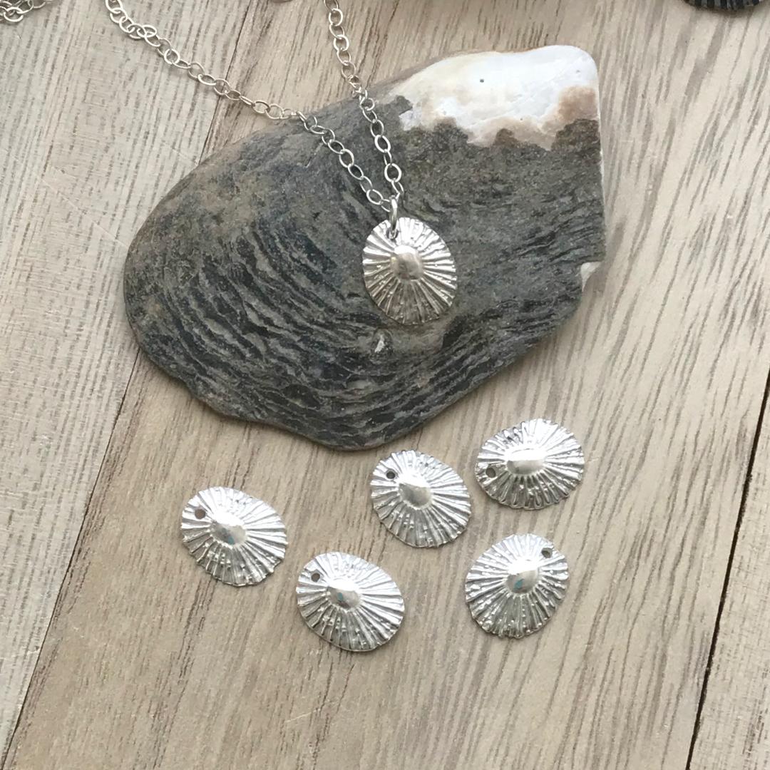 Fine Silver Limpet Shell Necklace